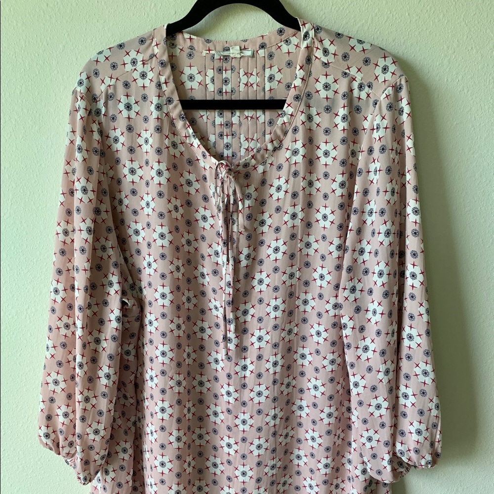 Pleione Pink print top 3X